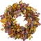 24" Fall Wreath, Handcrafted with Faux Eucalyptus, Magnolia Leaves, Maple Leaves, Berries, Natural Pine Cones, Fall Decoration for Front Door, 2024 New